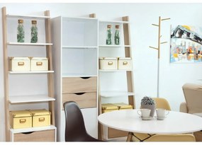 Bibliotecă OSLO 75382, albă