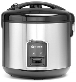 Aparat de gătit orez negru/argintiu – Hendi