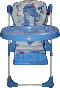 Scaun de masa pentru copii si bebe Baby Care™ reglabil in 3 trepte,pliabil, centura de siguranta, sezut comfortabil, masuta detasabila, functie