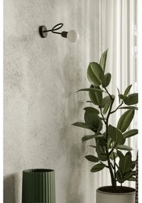 Lampă de perete Sollux SL.1433 LOOP 1xE27/15W/230V negru