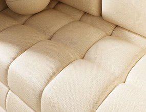 Canapea Kastol , light beige plush extensibil, 137x71x74 cm – Avexin 18