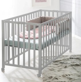 Pătuț pliabil gri cu roți 60x120 cm Fold up – Roba