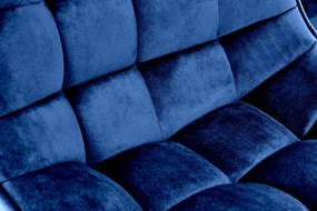 Scaun de bar H95 velvet bleumarin