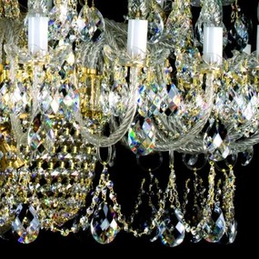 Candelabru XXL cu 30 de brate Cristal Bohemia Exclusive SARA XXX. CE