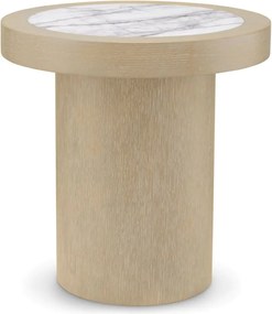 Masuta Design LUX, Marmura, Furnir Stejar, Presedio 50cm