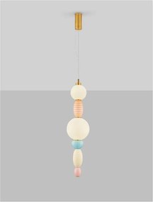 Pendul ceramic design modern LED CLEMENTINE