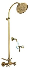 RAV Slezák MK181.5/3SM - Set de duș cu baterie MORAVA RETRO, alamă antichizată