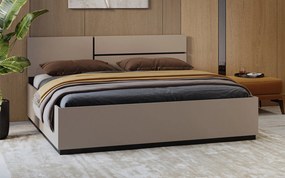 Pat lemn masiv dormitor Orion 160/180x200 cm - Stejar deschis, 180x200