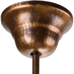 Lustră LED pe lanț Brilagi ANTICO 5xE27/60W/230V bronz patină