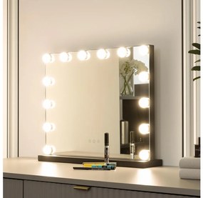 Oglindă LED dimabilă pentru machiaj Brilagi HOLLYWOOD LED/15W/230V 3000/4000/6500K