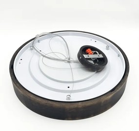 Brilagi - Candelabru LED suspendat CARVALHO SMOKEY, 3xE27/60W/230V, stejar, Ø 47,5 cm