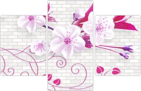 Tablou cu creangă înflorită (90x60 cm)