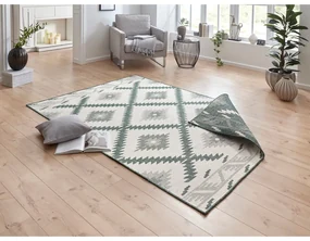Covor adecvat pentru exterior NORTHRUGS Twin, 150 x 80 cm, verde-crem