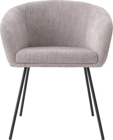 Scaun tapitat design LUX Campus, sisley gri 116372 HZ