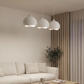 Brilagi - Lustră suspendată pe cablu WABI SABI 3xE27/40W/230V albă