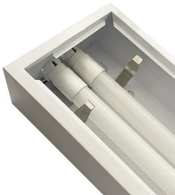 Corp de iluminat fluorescent T8 2xG13/18W/230V 120 cm alb