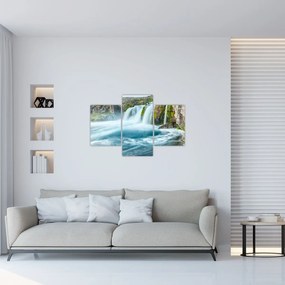 Tablou - Stânci și cascade (90x60 cm)