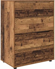 vidaXL Dulapuri de depozitare 2 pcs Lemn Vechi 80 x 48 x 105 cm