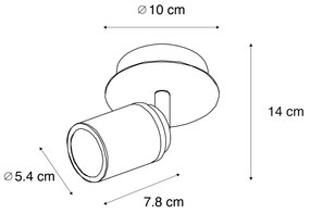 Spot modern pentru baie, alamă IP44 - Ducha