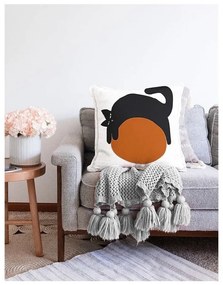 Față de pernă din amestec de bumbac Minimalist Cushion Covers Kitty, 55 x 55 cm