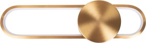 Aplica LED Erste Zenith 24W Auriu IP20 Design Modern Corp Iluminat Interior cu Temperatura Reglabila 3CCT Metal Acrilic pentru Living si Hol