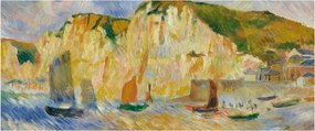 Tablou - Auguste Renoir, Sea and Cliffs, reproducere (120x50 cm)