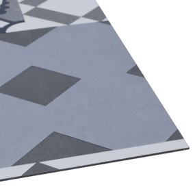 Placi de pardoseala autoadezive, 20 buc., colorat, PVC 1,86 m   Model colorat, 1