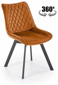 Scaun K520 velvet cinnamon
