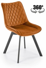 Scaun K520 velvet cinnamon