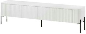 Comoda TV VERA, alb, PAL laminat, 190x40x50 cm
