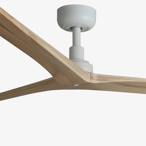 Ventilator smart sistem TUYA si telecomanda KLIM L 150cm, alb/ pin