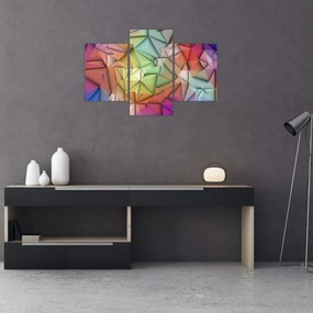 Tablou - Abstracția poligonală (90x60 cm)