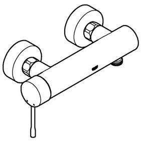 GROHE 33636001 - Baterie de duș ESSENCE, crom lucios