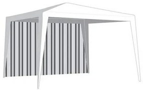 Perete pavilion de grădină fără fereastră, cu dungi, 2,95 x 1,9 m