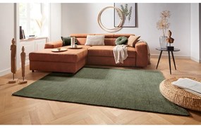 Covor Mint Rugs Supersoft, 120 x 170 cm, verde închis