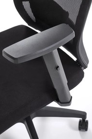 Scaun de birou Paredes negru H107 cm
