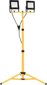 vidaXL Proiector cu LED și trepied, 2x50 W, alb rece