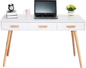 Birou cu trei sertare 120x45x75 cm