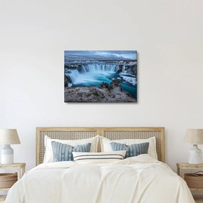 Tablou - Priveliște la cascade (70x50 cm)