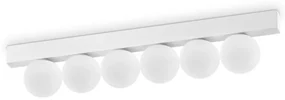 Plafoniera LED design minimalist Ping pong pl6 alba