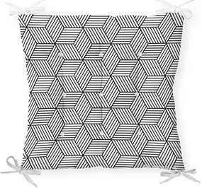 Pernă pentru scaun cu amestec de bumbac Minimalist Cushion Covers CrisCros, 40 x 40 cm