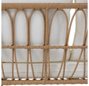 Set mobilier de grădină Arala (natural + bej + negru) (pentru 4 persoane). 1116234