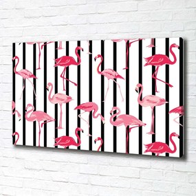 Imprimare tablou canvas Baruri flamingos