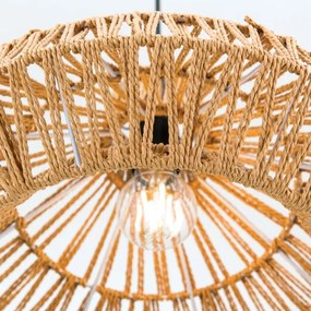 Lustră pe cablu Orion HL 6-1813/1 BASKET 1xE27/40W/230V d. 40 cm cânepă