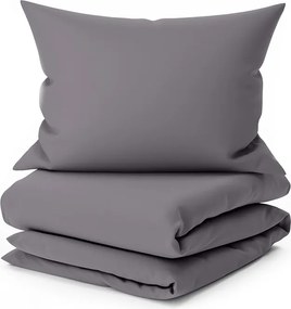 Lenjerie de pat din bumbac DENYX gri Dimensiune lenjerie de pat: 70 x 90 cm | 140 x 220 cm