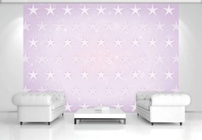 Fototapet - Stele pe  fundal roz (152,5x104 cm), în 8 de alte dimensiuni noi