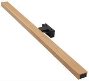 Aplică LED pentru oglindă Brilagi WOODY MIRROR LED/15W/230V IP44 stejar/negru