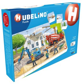 Puzzle Pe santier in constructii Hubelino (35 piese)
