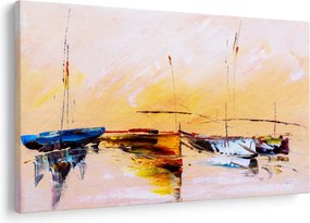 Tablou - Pictură barcă (90x60 cm)