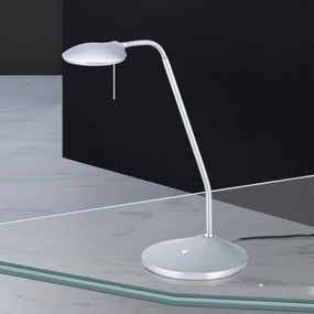 Lampa LED de birou dimabila stil modern Cobra satin chrome